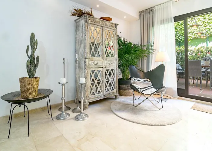 Seaside 3 Bedroom Townhouse In San Pedro Close To The With Private Garden Marbellac